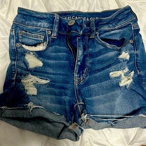 American Eagle Cut off Shorts with Frayed Cuff